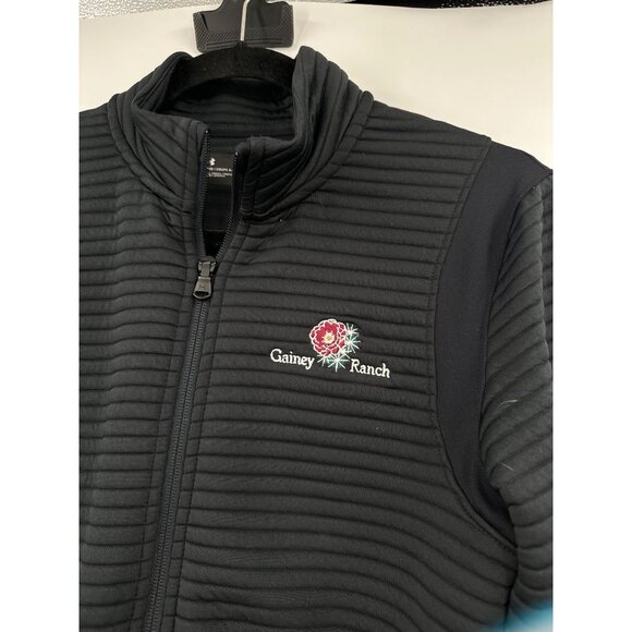Under Armour Womens Size M ColdGear Storm Zip Jacket Gainey Ranch Logo - Picture 7 of 10